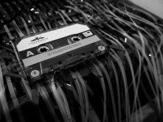 A Lokananta cassette lies on a machine. JP/Ganug Nugroho Adi