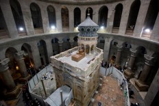 Historic restoration of Jesus' burial shrine completed 