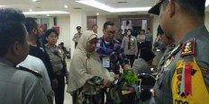 Woman tries to bring bayonet into courtroom for Ahok trial