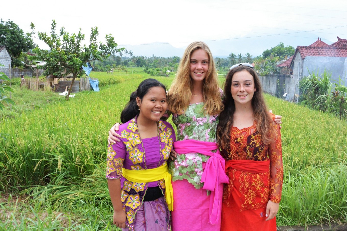 Teen girls seek to build library in East Bali village