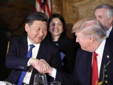 Trump kicks off Florida meetings with Chinese president 