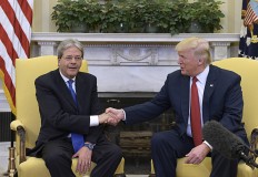 Trump hails Italy for role in Libya, Iraq, Afghanistan 