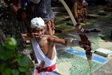 Former archer seeks to save ancient archery art form jemparingan 