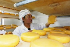 Yellow Valley trained a local housewife who had never had a job before, Qing Qing, to be its resident cheesemaker. 