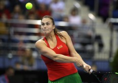 Belarus stuns Switzerland to reach 1st Fed Cup final