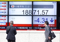 Asia tracks French election rally; weak yen lifts Tokyo 