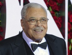 In this June 12, 2016 file photo, James Earl Jones arrives at the Tony Awards in New York. The Tony Awards Administration Committee said Thursday that Jones will receive the Special Tony Award for Lifetime Achievement in the Theatre at the June 11 Tony Awards. 