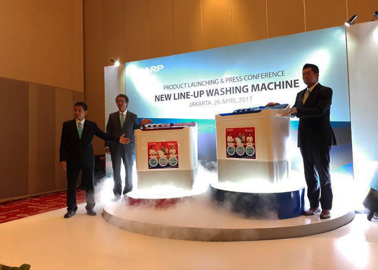Sharp Indonesia introduces new 12kg capacity washing machines - Business - The Jakarta Post