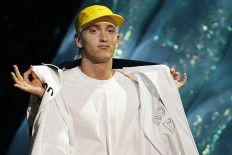 Eminem sears 'racist' Trump at award show
