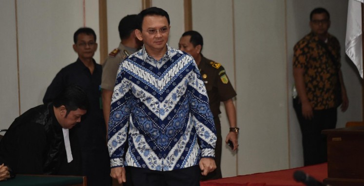 Ahok guilty of blasphemy, sentenced to two years