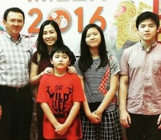 Ahok's sick son asks when his father will come home 