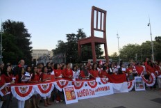 Indonesians in Switzerland hold solidarity act for Ahok, nation's unity