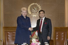 House speaker expects improved ties on Lithuanian President's visit