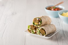 In a hurry? Try wrapped food for lunch on the go