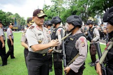 Brimob personnel deployed to guard Indonesia-Philippine borders