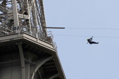 Eiffel Tower turns into thrill-seeking ride at 90km an hour
