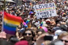 Tens of thousands party for Gay Pride in Tel Aviv
