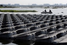 Floating solar farm reflects China's clean energy ambitions
