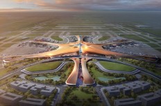 Beijing's second airport starts taking shape