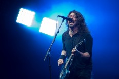 Foo Fighters’ vaccinated-only concert protested by antivaxxers