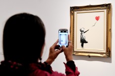 Banksy work comes top of poll of UK's favorite artworks