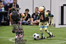 Watch out Messi, here come the footballers at RoboCup