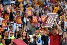 Out of this world! Roma legend Totti's final shirt launched into space