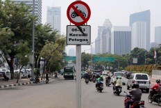 Anies plans to revoke motorcycle ban on main thoroughfares