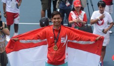 SEA Games: Indonesia&rsquo;s Christopher Rungkat takes home tennis gold