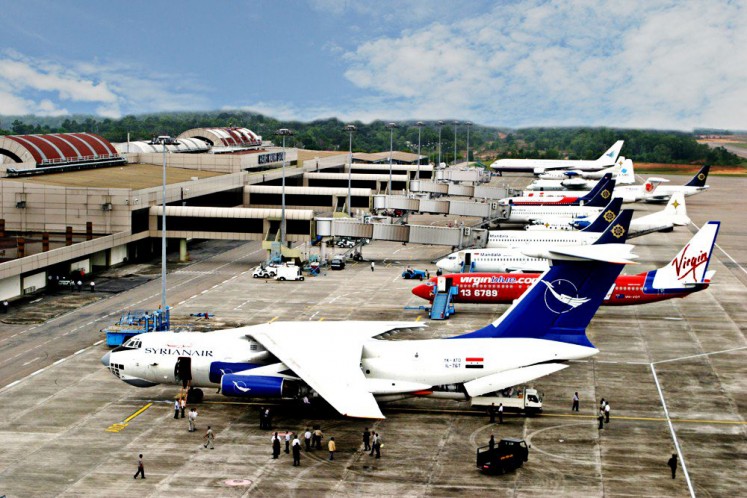 The planes of various airlines are parked at Hang Nadim International Airport in Batam, the Riau Islands, in this file photo from 2016.
