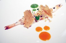 Gohu udang pancet (prawn ceviche)