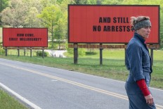 'Three Billboards' wins coveted Toronto film festival prize