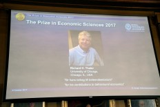 Richard Thaler of US wins Nobel Economics Prize