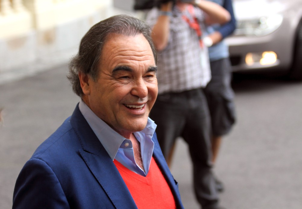 Cannes, France. 10th July, 2021. Director Oliver Stone and his