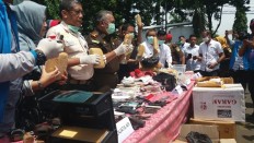Bogor prosecutors destroy crime evidence