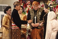 Traditional Javanese rituals complement First Daughter's wedding 