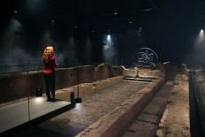 Roman temple restored deep under City of London