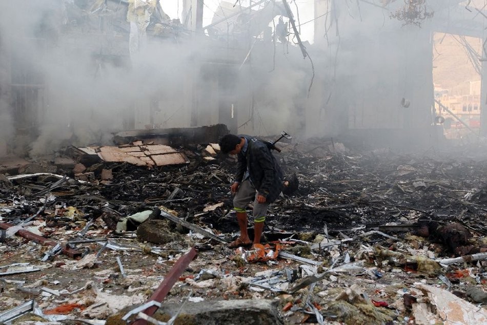 Civilians wounded in Saudi-led strikes on Yemen capital: witnesses