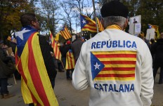 Hundreds rally in Brussels for Catalan independence 