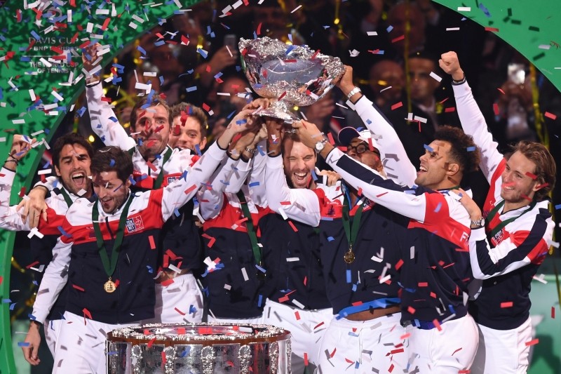 Pouille powers France to Davis Cup glory