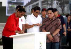 Jokowi opens new 2018 Asian Games venues in Jakarta
