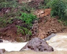 Landslide isolates two villages in East Manggarai