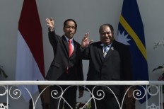 Nauru president, Jokowi talk about maritime affairs