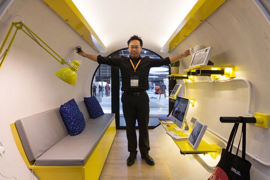 Micro living housing unit unveiled in Hong Kong 