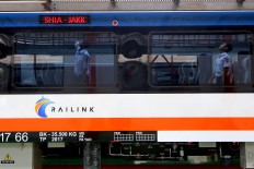 Airport train resumes operation following landslide