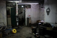 Unused equipment left inside the panic house control room. JP/Maksum Nur Fauzan