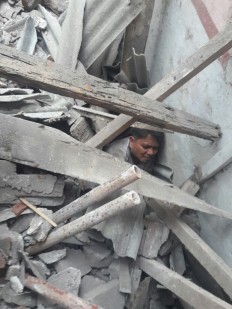 KPAI investigates collapsed building