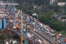 Cikampek toll road sees light traffic after Christmas