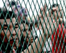 Ahok’s supporters, detractors stage rally at North Jakarta District Court 