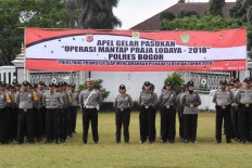 Bogor Police get Rp 25b to safeguard elections 